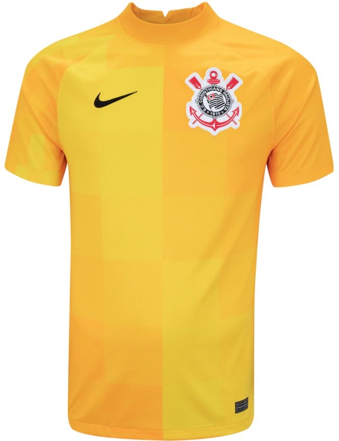 Camisa Goleiro Corinthians 2021 2022 Amarela